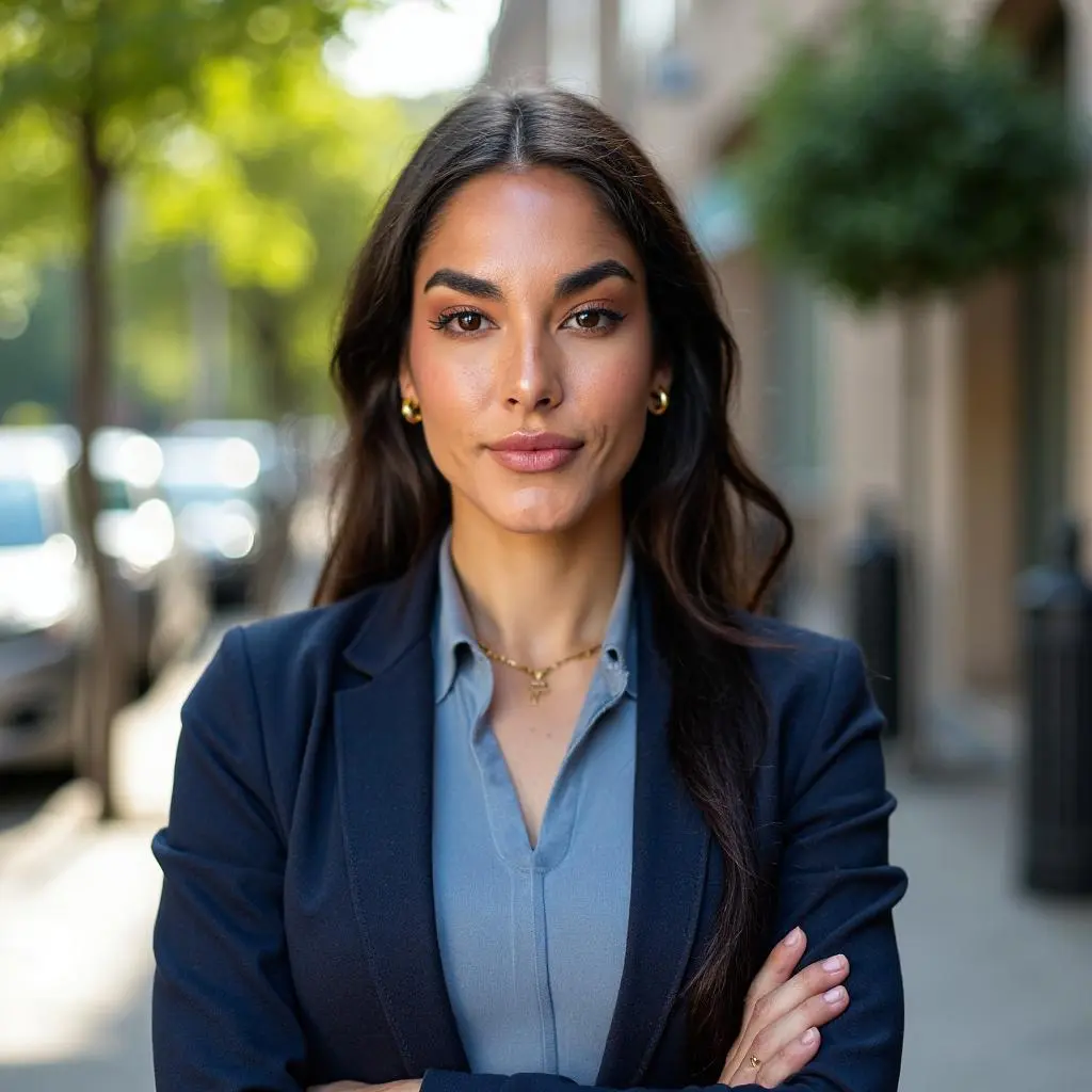 After: Professional AI-generated LinkedIn headshot